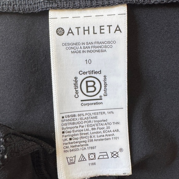 Athleta Brooklyn Mid Rise Ankle Pant, Black, Size 10 - Picture 12 of 12